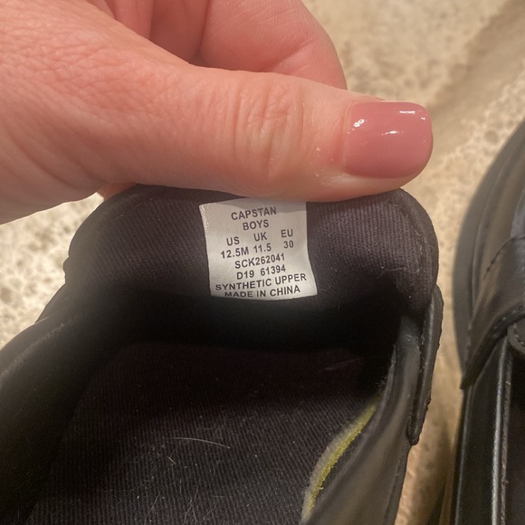 Sperry Boys Dress Shoes - Black. - Picture 6 of 6